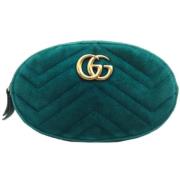 Gucci Vintage Pre-owned Tyg gucci-vskor Green, Dam