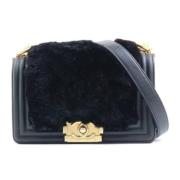 Chanel Vintage Pre-owned Laeder axelremsvskor Black, Dam