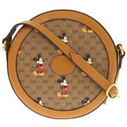 Gucci Vintage Pre-owned Tyg gucci-vskor Brown, Dam