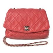 Chanel Vintage Pre-owned Laeder axelremsvskor Red, Dam