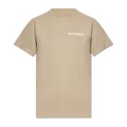 Sporty & Rich Bomullst-shirt Beige, Unisex