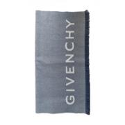 Givenchy Bicolor Logo Frans Sjal Blue, Dam