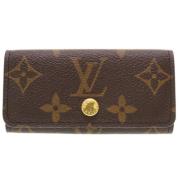 Louis Vuitton Vintage Pre-owned Canvas nyckelhllare Brown, Dam