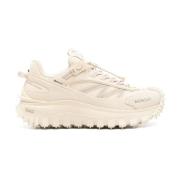 Moncler Beige Sneakers för Män Beige, Herr