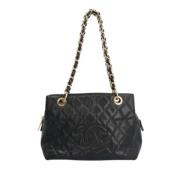 Chanel Vintage Pre-owned Tyg chanel-vskor Black, Dam