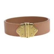 Louis Vuitton Vintage Pre-owned Metall armband Beige, Dam