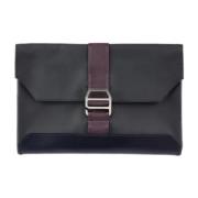 Hermès Vintage Pre-owned Tyg kuvertvskor Black, Dam