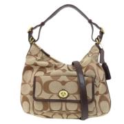 Coach Pre-owned Pre-owned Tyg axelremsvskor Multicolor, Dam