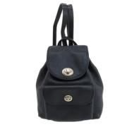 Coach Pre-owned Pre-owned Tyg ryggsckar Black, Dam