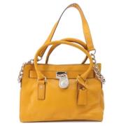 Michael Kors Pre-owned Pre-owned Tyg handvskor Yellow, Dam