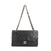 Chanel Vintage Pre-owned Tyg chanel-vskor Black, Dam