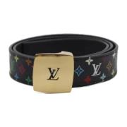 Louis Vuitton Vintage Pre-owned Laeder skrp Multicolor, Dam