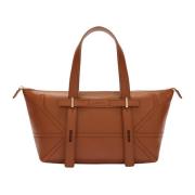 Furla Edra Tote Väska Brown, Dam