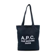 A.p.c. Mörkblå Axelväska Aw24 Blue, Herr