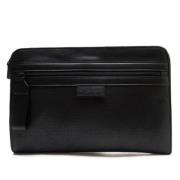 Bottega Veneta Vintage Pre-owned Laeder kuvertvskor Black, Dam