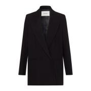 IVY OAK Peak Lapel Tuxedo Blazer Black, Dam