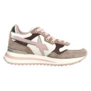 W6Yz Rosa Sneakers med Mocka Insatser Multicolor, Dam