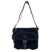 Prada Vintage Pre-owned Nylon prada-vskor Black, Dam