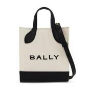 Bally Elegant Mini Tyg Barväska Beige, Dam