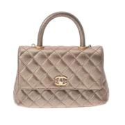 Chanel Vintage Pre-owned Tyg chanel-vskor Pink, Dam