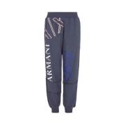 Armani Exchange Unika gråa sweatpants Gray, Dam