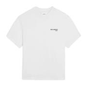 Axel Arigato Legacy Vit Tee-Shirt Ekologisk Bomull White, Herr