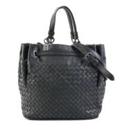 Bottega Veneta Vintage Pre-owned Laeder handvskor Black, Dam