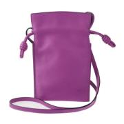 Loewe Pre-owned Pre-owned Tyg axelremsvskor Purple, Dam