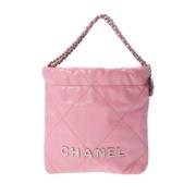 Chanel Vintage Pre-owned Tyg chanel-vskor Pink, Dam