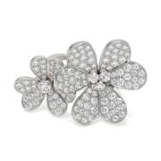 Van Cleef & Arpels Pre-owned Pre-owned Vitt guld ringar Gray, Dam