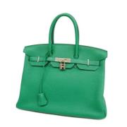 Hermès Vintage Pre-owned Tyg handvskor Green, Dam