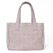 Chanel Vintage Pre-owned Tyg chanel-vskor Pink, Dam