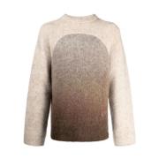 ERL Gradient Mohair Sweater Brown, Herr