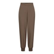 Co'Couture Bruna Joggers med Unik Design Brown, Dam