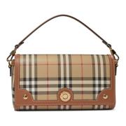 Burberry Beige Crossbody Väska med Avtagbart Handtag Beige, Dam