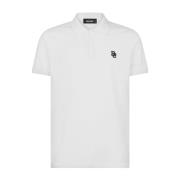 Dsquared2 Vit Tennis Fit Polo T-shirts och Polos White, Herr