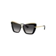 Dolce & Gabbana Dg4472 5018G Sunglasses Black, Dam