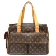 Louis Vuitton Vintage Pre-owned Canvas louis-vuitton-vskor Brown, Dam