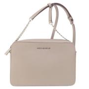 Michael Kors Pre-owned Pre-owned Tyg axelremsvskor Beige, Dam