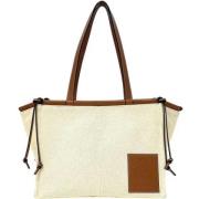 Loewe Pre-owned Pre-owned Tyg totevskor White, Dam