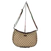 Gucci Vintage Pre-owned Canvas gucci-vskor Beige, Dam