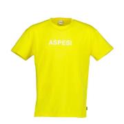 Aspesi Basic 2 Gula T-shirts Yellow, Herr