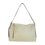 Loewe Pre-owned Pre-owned Tyg axelremsvskor White, Dam