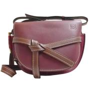 Loewe Pre-owned Pre-owned Tyg axelremsvskor Brown, Dam