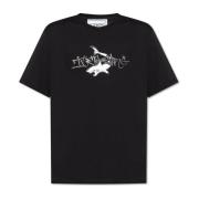 Iceberg Tryckt T-shirt Black, Herr