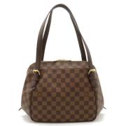 Louis Vuitton Vintage Pre-owned Tyg louis-vuitton-vskor Brown, Dam