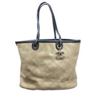 Chanel Vintage Pre-owned Laeder handvskor Beige, Dam