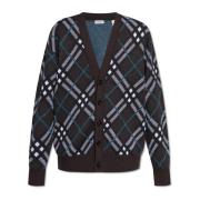 Burberry Ull Cardigan Multicolor, Herr