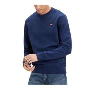 Levi's Basis Crewneck Sweatshirt Blue, Herr