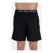 Trussardi Sportig Branded Herrbadkläder Black, Herr